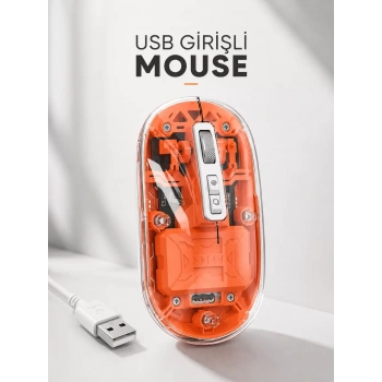 Sessiz Kablosuz USB Girişli Mouse Fare Yüksek Performanslı