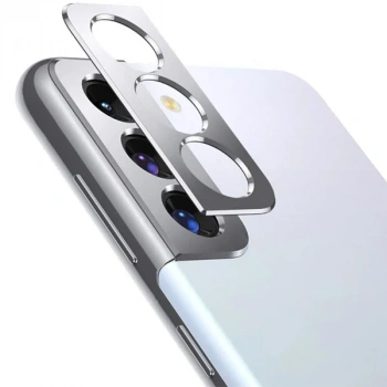 SM Galaxy S21 / S21+ 3D Metal Kamera Koruyucu Metal Lens-(5775)
