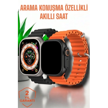 Suya ve Toza Dayanıklı 45 MM Akıllı Saat Bildirim ve Cevapsız Çağrı Görüntüleme