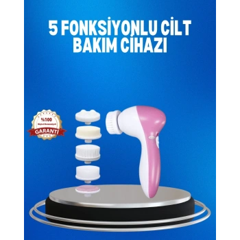 Taşınabilir 5 in 1 Elektrikli Cilt Temizleyici