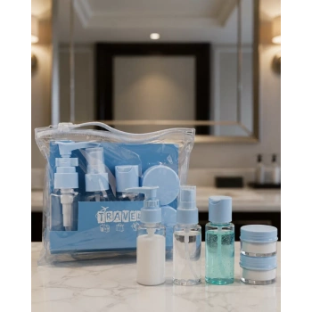 Taşınabilir 5 Parça Seyahat Kozmetik Seti 30 ml Sızdırmaz