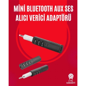 Taşınabilir Bluetooth Ses Alıcısı | 30 Dk Şarj 4 Saat Kullanım Geri Klipsli