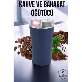 Taşınabilir Kahve & Baharat Öğütücü Kolay Temizlenebilir ve Uzun Ömürlü Paslanmaz Çelik