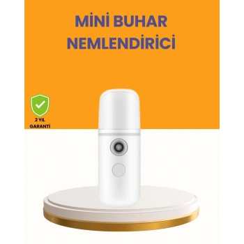Taşınabilir Şarjlı Buhar Nemlendirici – Kablosuz Akıllı Pro Teknolojili Mini Cilt ve Ortam Nemlendirici