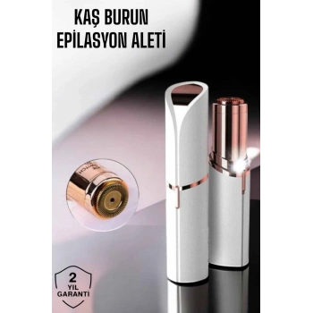 Taşınabilir ve Şık Yüz Kaş Epilatörü Hassas Ciltlere Özel