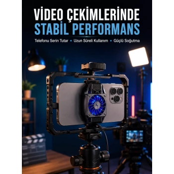 Telefon Soğutucu Fan Uzun Süreli Kullanım
