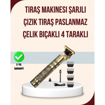 Titreşim Motorlu Erkek Saç ve Sakal Düzeltici