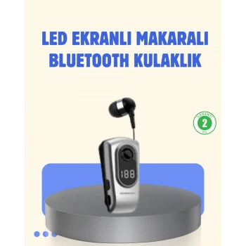 Titreşimli Bluetooth Kulaklık – Uzun Pil Ömrü Dijital Ekranlı Kablosuz Tasarım