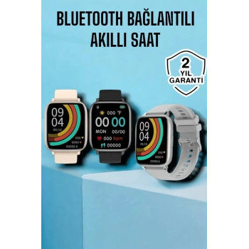Titreşimli Sağlık Takipli Yeni Nesil Akıllı Saat  400mAh Batarya Kapasiteli