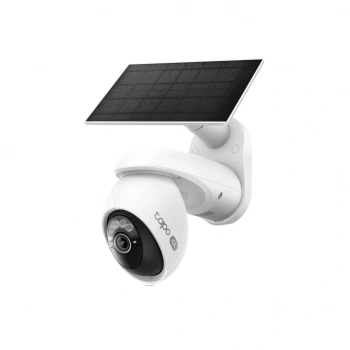 TP-LINK Tapo TC92 KIT (C660 KIT) 4K 80Mpix Dış Mekan IP65 WiFi 12Mt. Renkli Gece Görüşü İki Yönlü Ses Yapay Zeka Destekli Güneş Enerjili Güvenlik Kamerası Kiti(1923)