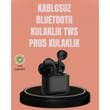 TWS Pro 5 Kulaklık – Uzun Süreli Kullanım İçin Yüksek Batarya Performansı