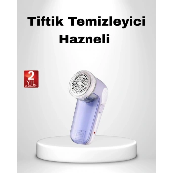 USB Şarjlı Tiftik Temizleyici – Kolay Temizlenen Hazne ve Bıçak Taşınabilir