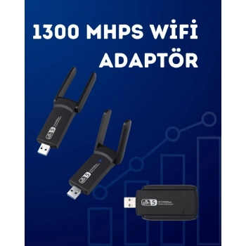 USB WiFi Adaptör – 1200 Mbps Hız