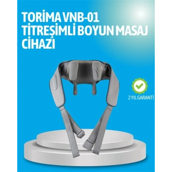 VNB-01 Titreşimli Boyun Masaj Aleti Gri Renk