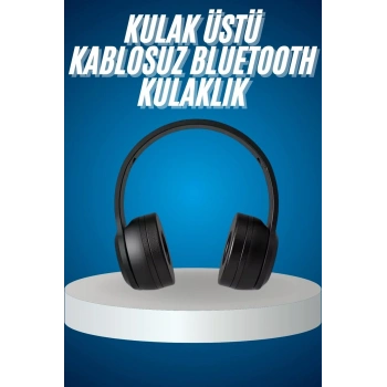 Wireless 5.0 Bluetooth Kablosuz Kulaklık ANC Özellikli Kulak Üstü Ayarlanabilir