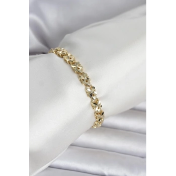 Xuping Kelebek Model Gold Renk Kadın Bileklik 5886