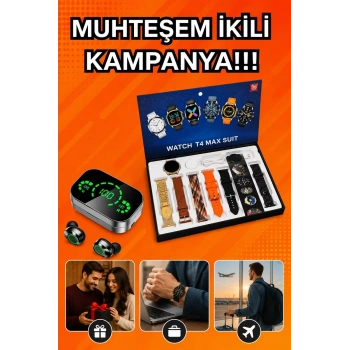 Yeni Model Akıllı Saat ve Ucuz Kaliteli Bluetooth Kulaklık Amoled Ekran Aynalı