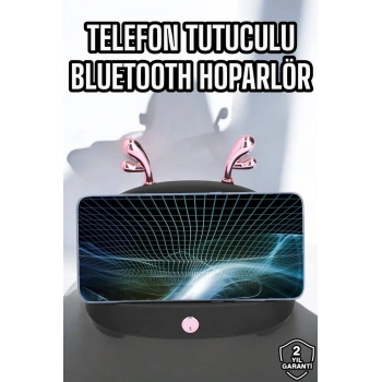 Yeni Nesil Akıllı Hoparlör Telefon Tutacağı Uzun Pil Ömrü Yüksek Ses Kaliteli