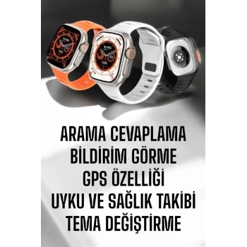 Yeni Nesil Akıllı Saat Adımsayar GPS Nabız Ölçer Uyku ve Sağlık Takibi