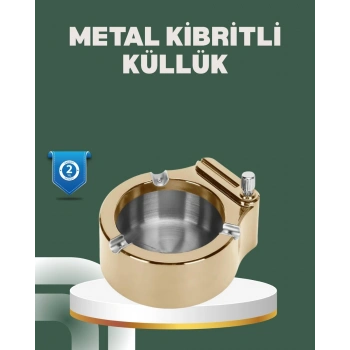 Yeniden Doldurulabilir Çakmaklı Küllük Dayanıklı Yapı