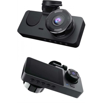 Yol Kayıt Araç Kamerası HD DVR 3 Kameralı 2.0in Ekranlı Ön İç Arka