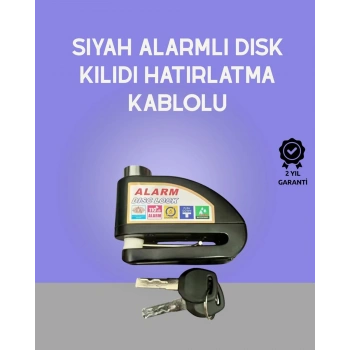 Yüksek Sesli 110dB Çelik Disk Kilidi Su Geçirmez