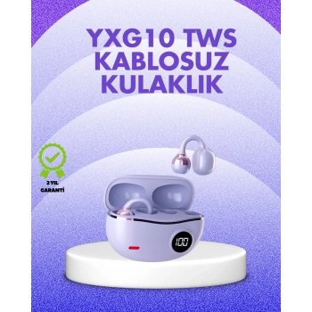 YXG10 Kablosuz Kulaklık – Bluetooth 5.4 Dokunmatik LED Ekranlı Şarj Kutusu