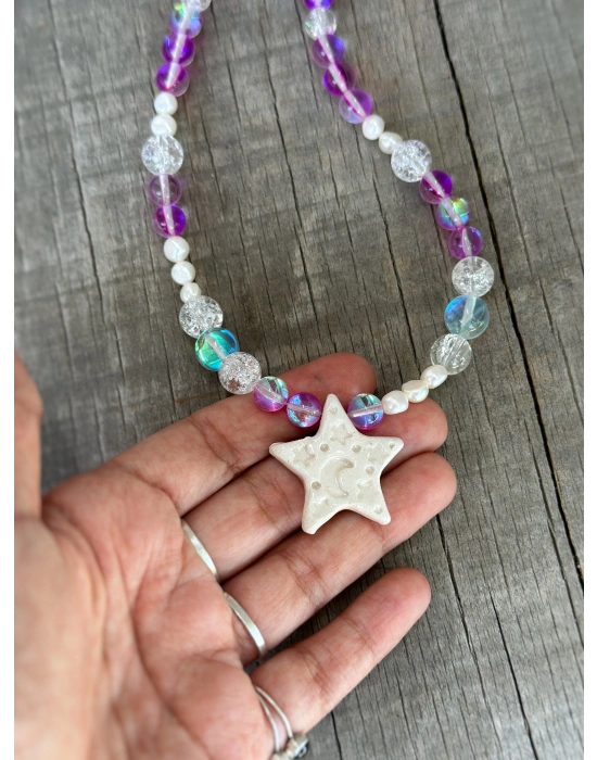 Seramik Yıldız Kolye