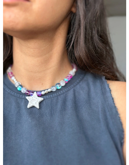 Seramik Yıldız Kolye