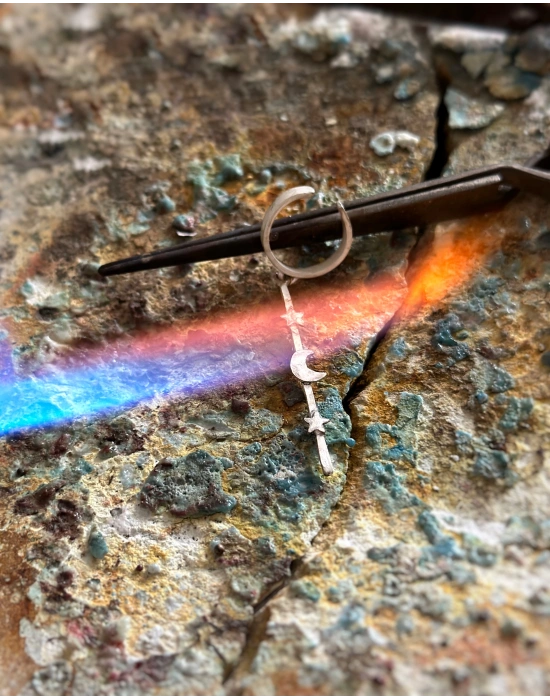 Sallantılı Tek Earcuff