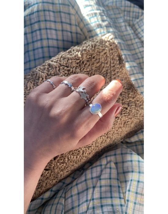 Noktalı Yıldız Yüzük