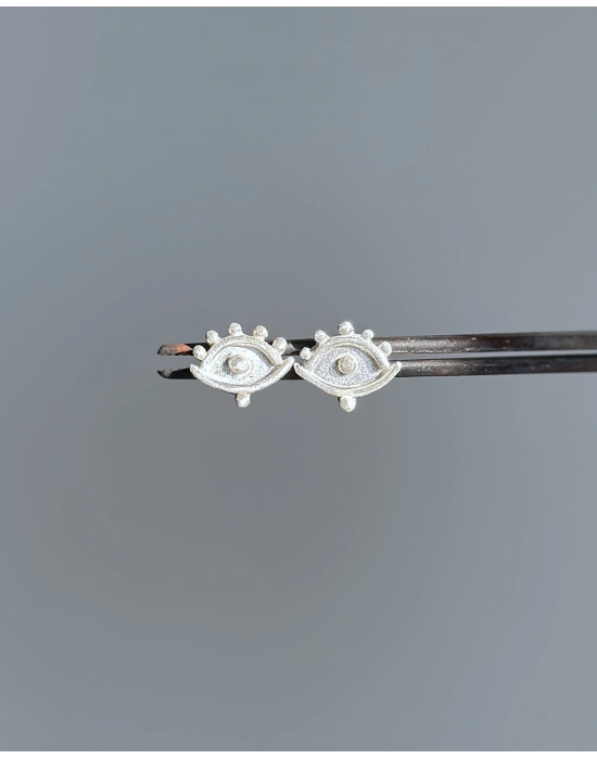 Evil Eye Çift Küpe