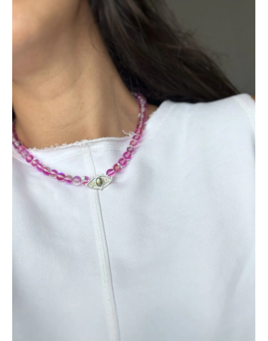 Labradorit Evileye Kolye