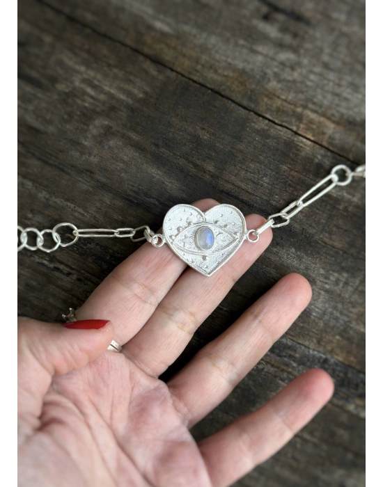 Kalp Evileye Bileklik