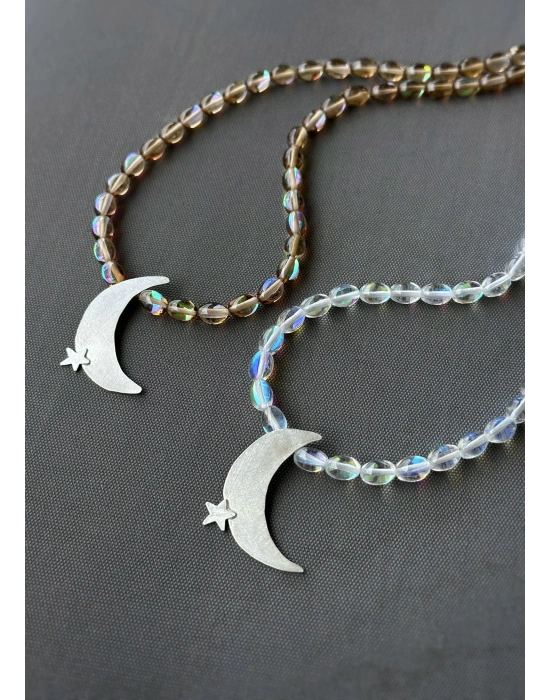 Ay Yıldız Kolye, kahve