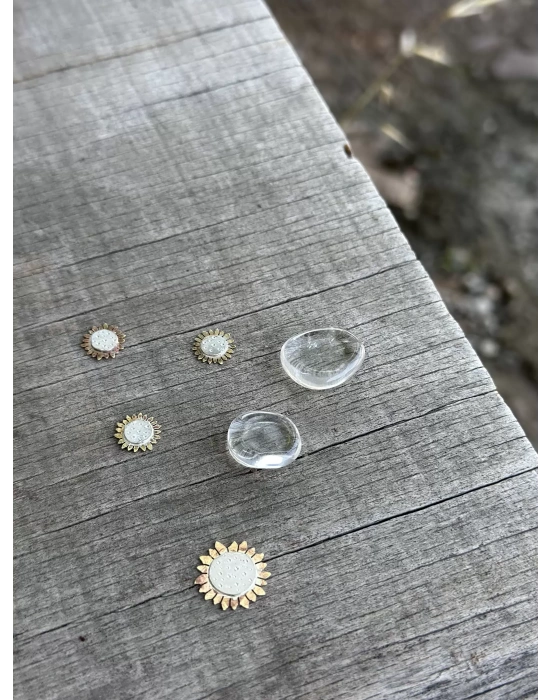 Kuvars Taşlı Sunflower Bileklik