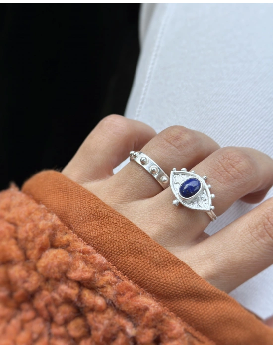 Lapis Taşlı Evileye Yüzük