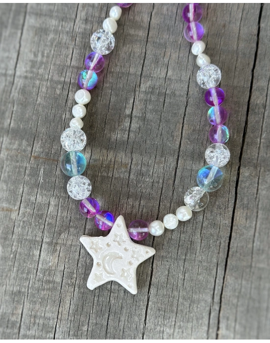 Seramik Yıldız Kolye