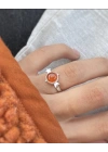 Turuncu Carnelian Yüzük
