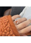 Turuncu Carnelian Yüzük
