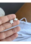 Yıldız Küpe ve Ay Earcuff