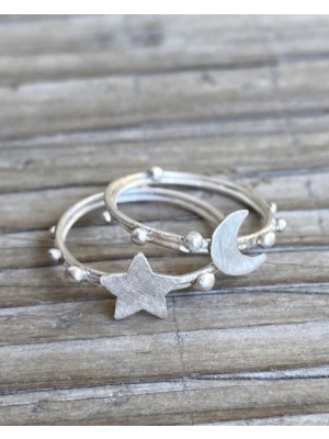 Noktalı Yıldız Yüzük