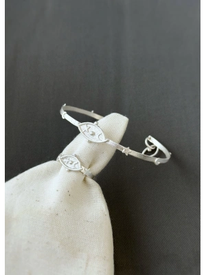 Evileye yüzük, ay yıldızlı