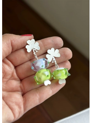 Murano Şans Küpeler