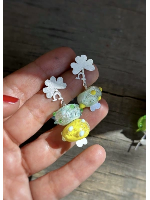 Murano Şans Küpeleri