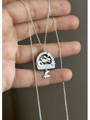 White Rabbit Kolye, zincirli