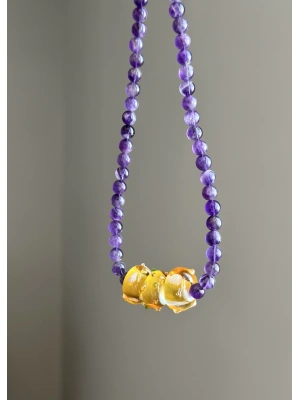 Ametist Murano Kolye