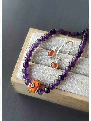 Ametist Murano Kolye