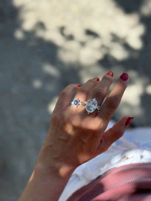 Kuvars Taşlı Yüzük