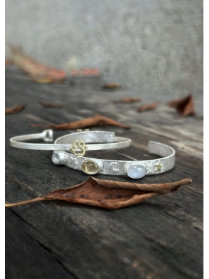 Kuvars, Sitrin, Aytaşlı Bileklik